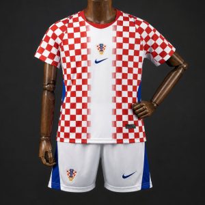 2026 Kids Croatia World Cup Home Kit - Front