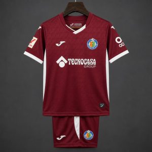 2026 Kids Getafe CF Away Wine Jersey - Front