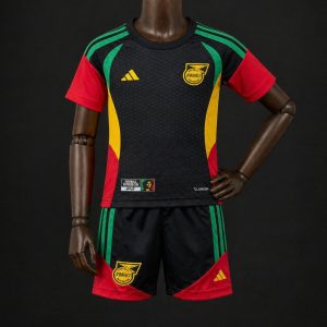 2026 Kids Jamaica 26 x Bob Marley Away Pre Match Jersey - Front
