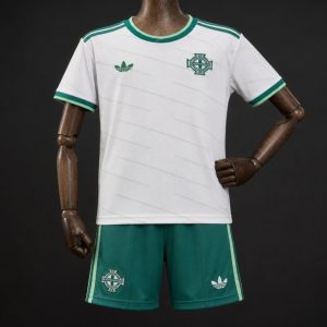 2026 Kids Northern Ireland Away White Jersey - Front