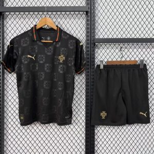 2026 Kids Portugal Black Special Edition Jersey - Front