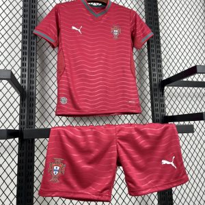 2026 Kids Portugal World Cup Home Kit - Front