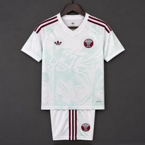 2026 Kids Qatar Away Jersey - Front