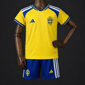 2026 Kids Sweden Home Jersey - Front