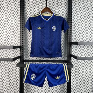 2026 Kids Sweden World Cup Away Kit - Front