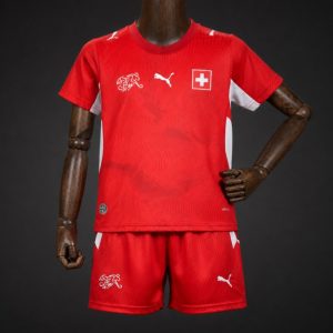 2026 Kids Switzerland World Cup Home Kit - Front