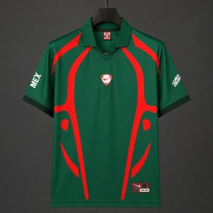 2026 Mexico x Travis Scott Cactus Jack Total 90 Retro Dark Green Jersey - Front