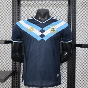 2026 Player Version Argentina Away Navy Blue Jersey - Front