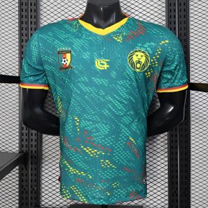 2026 Player Version Cameroon Green with Colorful Dot Pattern Jersey - Front