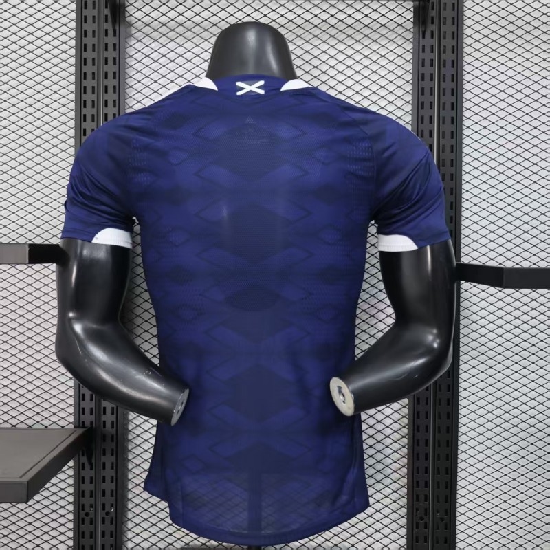2026 player version scotland home navy blue jersey back 2026 Player Version Scotland Home Navy Blue Jersey - Back