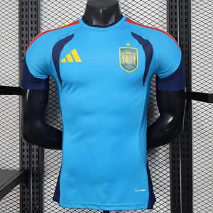 2026 Player Version Spain Sky Blue Training Jersey - Front