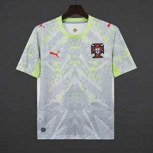 2026 Portugal Grey Goalkeeper Jersey - Front