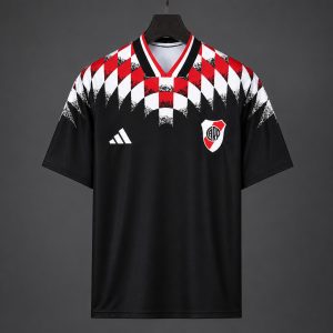 2026 River Plate Stadium Retro Black Jersey - Front