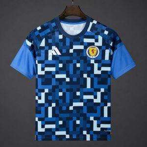 2026 Scotland Blue Pre-Match Jersey - Front