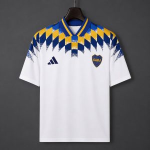 2027 Boca Juniors Travel 3 White Jersey - Front
