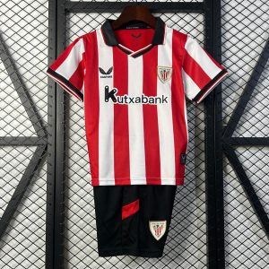 25 26 Kids Athletic Bilbao Home Size 16-28 Jersey - Front