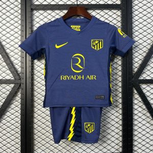 25 26 Kids Atletico Madrid Away Size 16-28 Jersey - Front