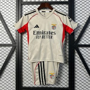 25 26 Kids Benfica Away Jersey - Front