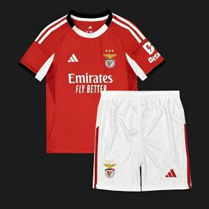 25 26 Kids Benfica Home Jersey - Front