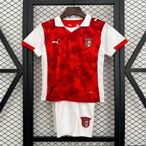 25 26 Kids Braga Home Jersey - Front