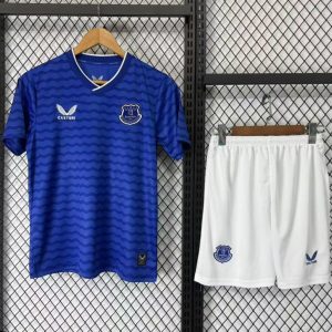 25 26 Kids Everton Home Jersey - Front