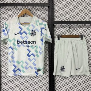 25 26 Kids Inter MIlan Away Jersey - Front