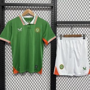 25 26 Kids Ireland Home Jersey - Front