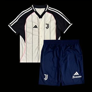 25 26 Kids Juventus US Pack Baseball Jersey - Front