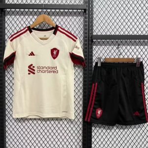 25 26 Kids Liverpool Away Jersey - Front