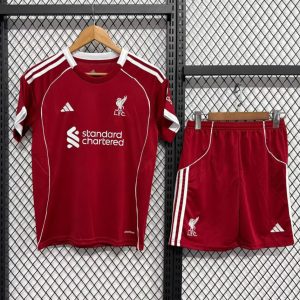 25 26 Kids Liverpool Home Jersey-2 - Front