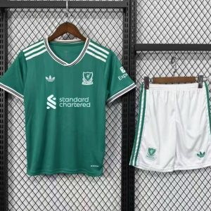 25 26 Kids Liverpool Third Jersey - Front