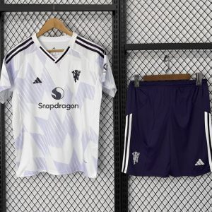 25 26 Kids Manchester United Away Jersey - Front