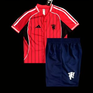 25 26 Kids Manchester United US Pack Baseball Jersey - Front