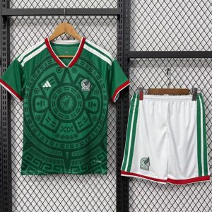 25 26 Kids Mexico Home Jersey - Front