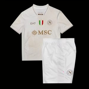 25 26 Kids Napoli Away Jersey - Front