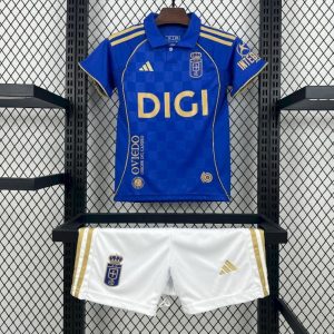 25 26 Kids Real Oviedo Home Jersey - Front