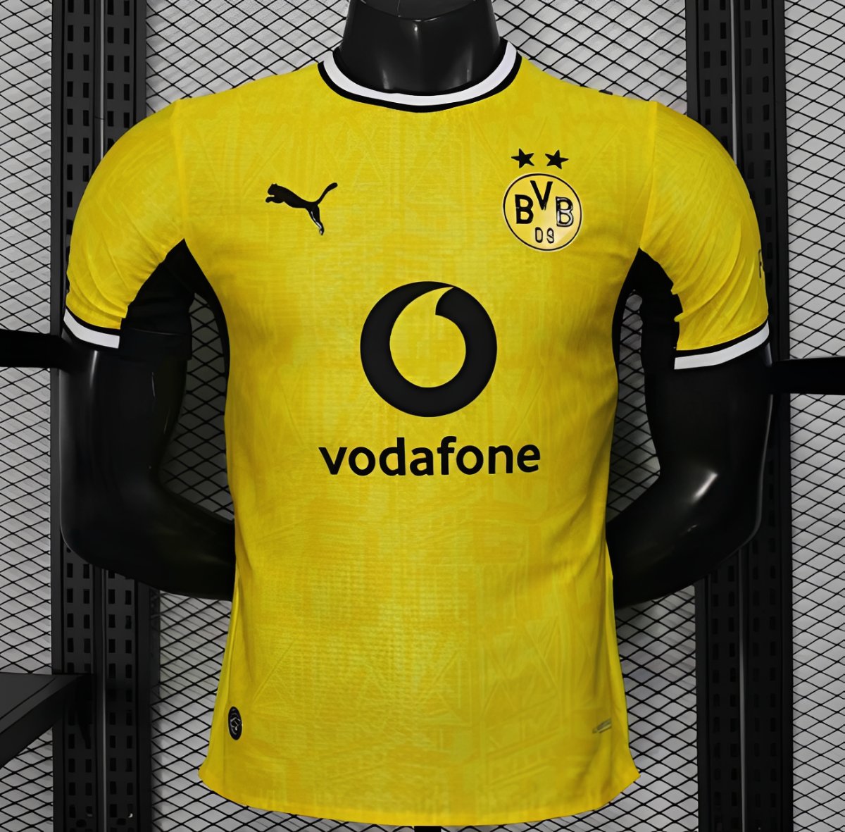 25 26 player version borussia dortmund yellow with black trim cup jersey front 25 26 Player Version Borussia Dortmund Yellow with Black Trim Cup Jersey - Front