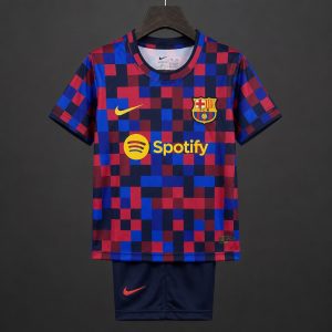 26 27 Kids Barcelona Academy Pro Pre-Match Jersey - Front