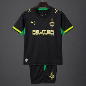 26 27 Kids Borussia Mönchengladbach Away Jersey - Front