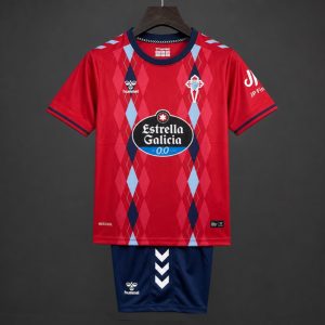 26 27 Kids Celta de Vigo Third Red Kits Jersey - Front