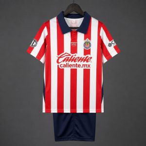 26 27 Kids Chivas Guadalajara Home Jersey - Front