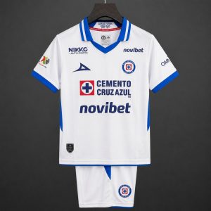 26 27 Kids Cruz Azul Away Jersey - Front