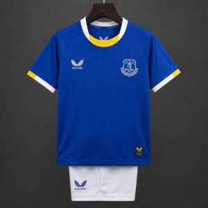 26 27 Kids Everton Home Jersey - Front