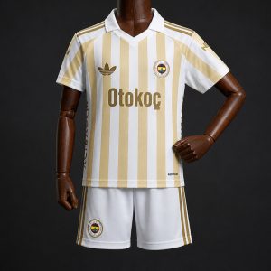 26 27 Kids Fenerbahce Away Kit Jersey - Front