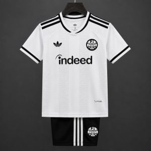 26 27 Kids Frankfurt Away White Jersey - Front