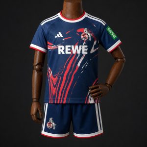 26 27 Kids Koln Third Navy Blue Kit Jersey - Front