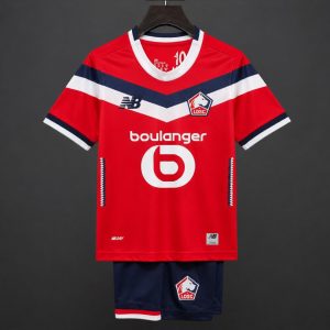 26 27 Kids Lille OSC Home Jersey - Front
