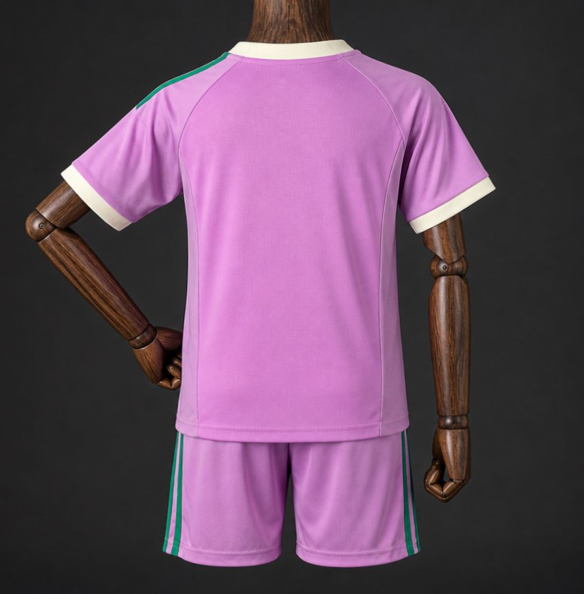 26 27 kids manchester united purple goalkeeper jersey back 26 27 Kids Manchester United Purple Goalkeeper Jersey - Back