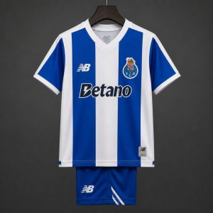 26 27 Kids Porto Home Jersey - Front