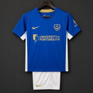26 27 Kids Portsmouth Home Jersey - Front